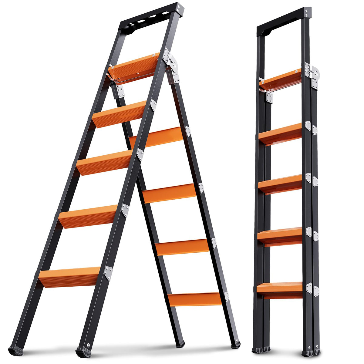 3-in-1 Multi-Position 5 Step Steel Folding Ladder N3141