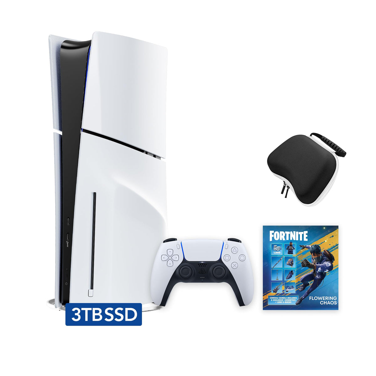 White 3TB Disc Edition Gaming Console D546