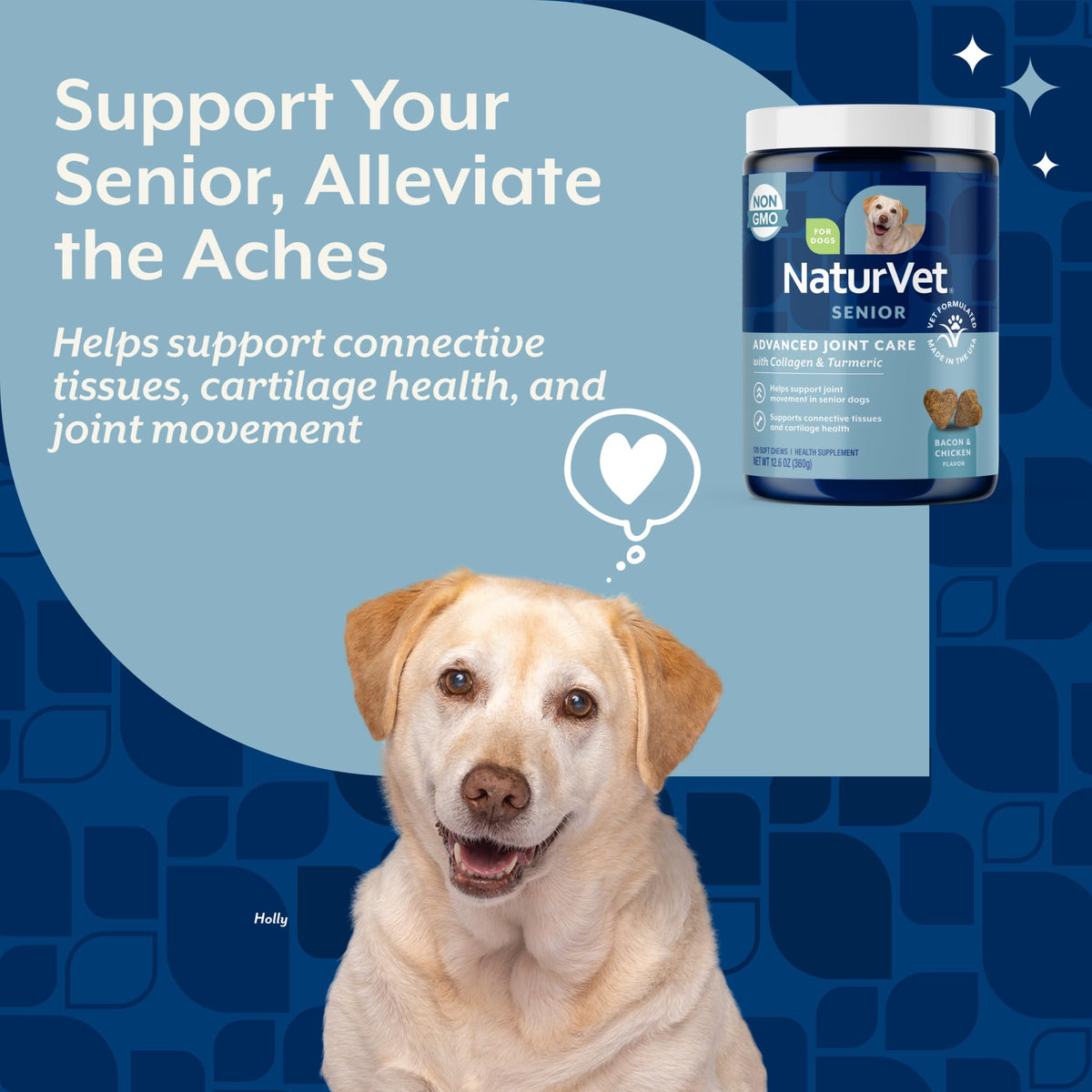 Senior Advanced Joint Health Dog Supplement 120 Ct N337622