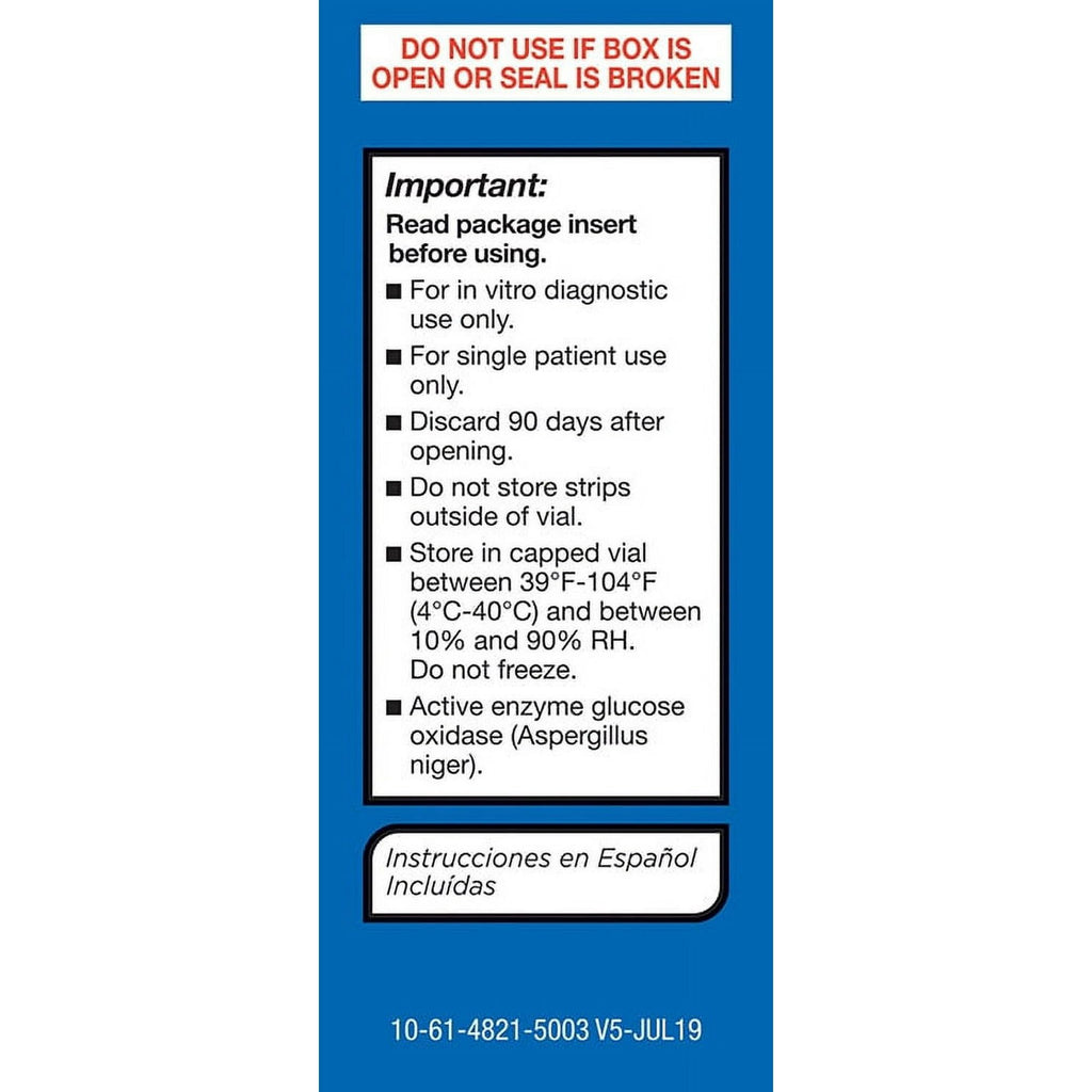 Blood Sugar Test Strips 50ct A668