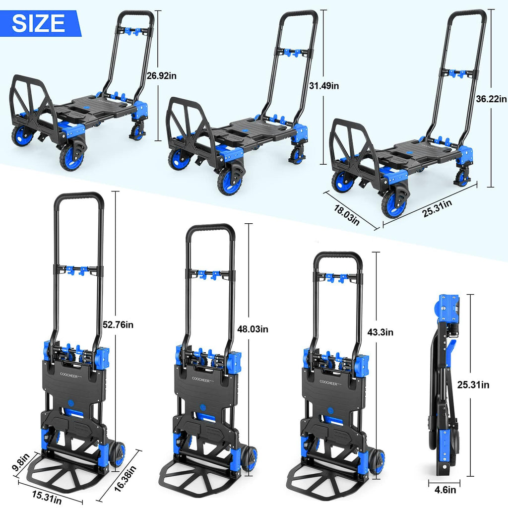 Heavy Duty 330lbs Folding Hand Truck C24897