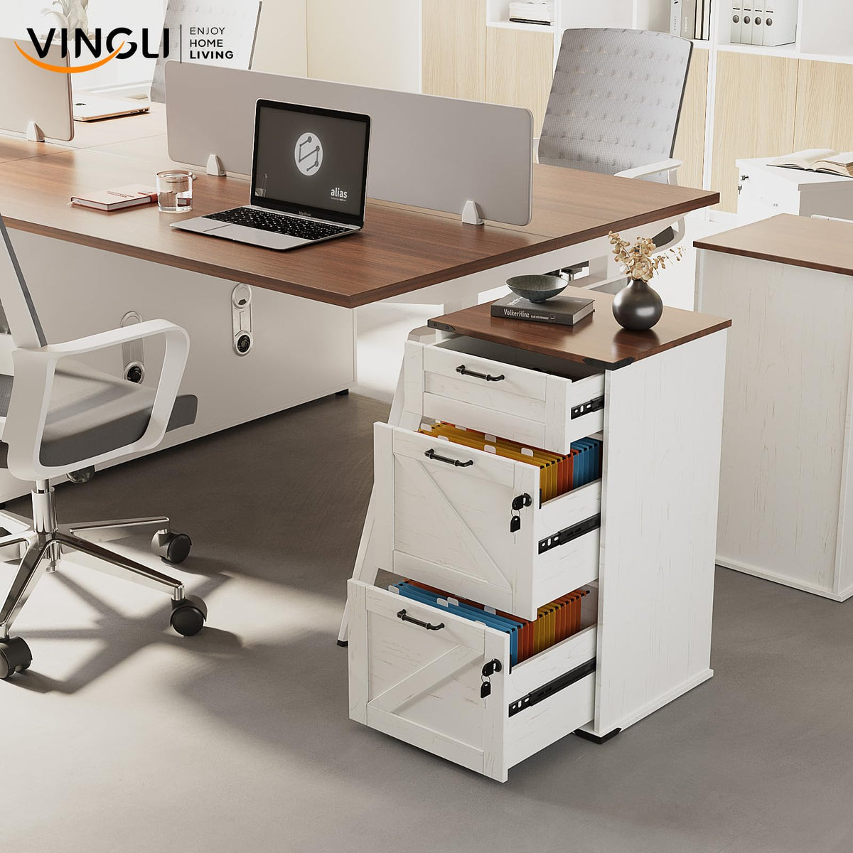 3 Drawer File Cabinet with Lock X68785