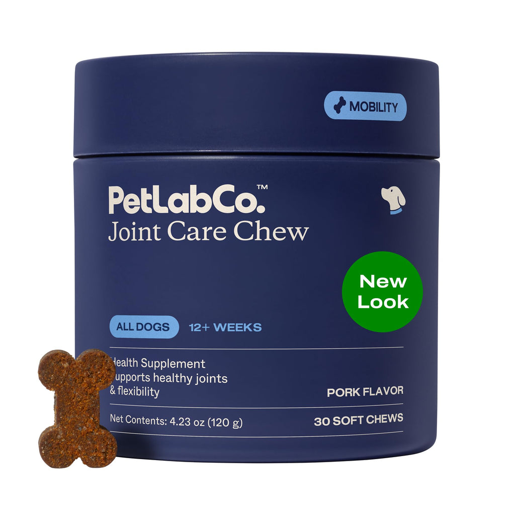 Joint Care Chews for Dogs, 30 Soft Chews, Pork V561749
