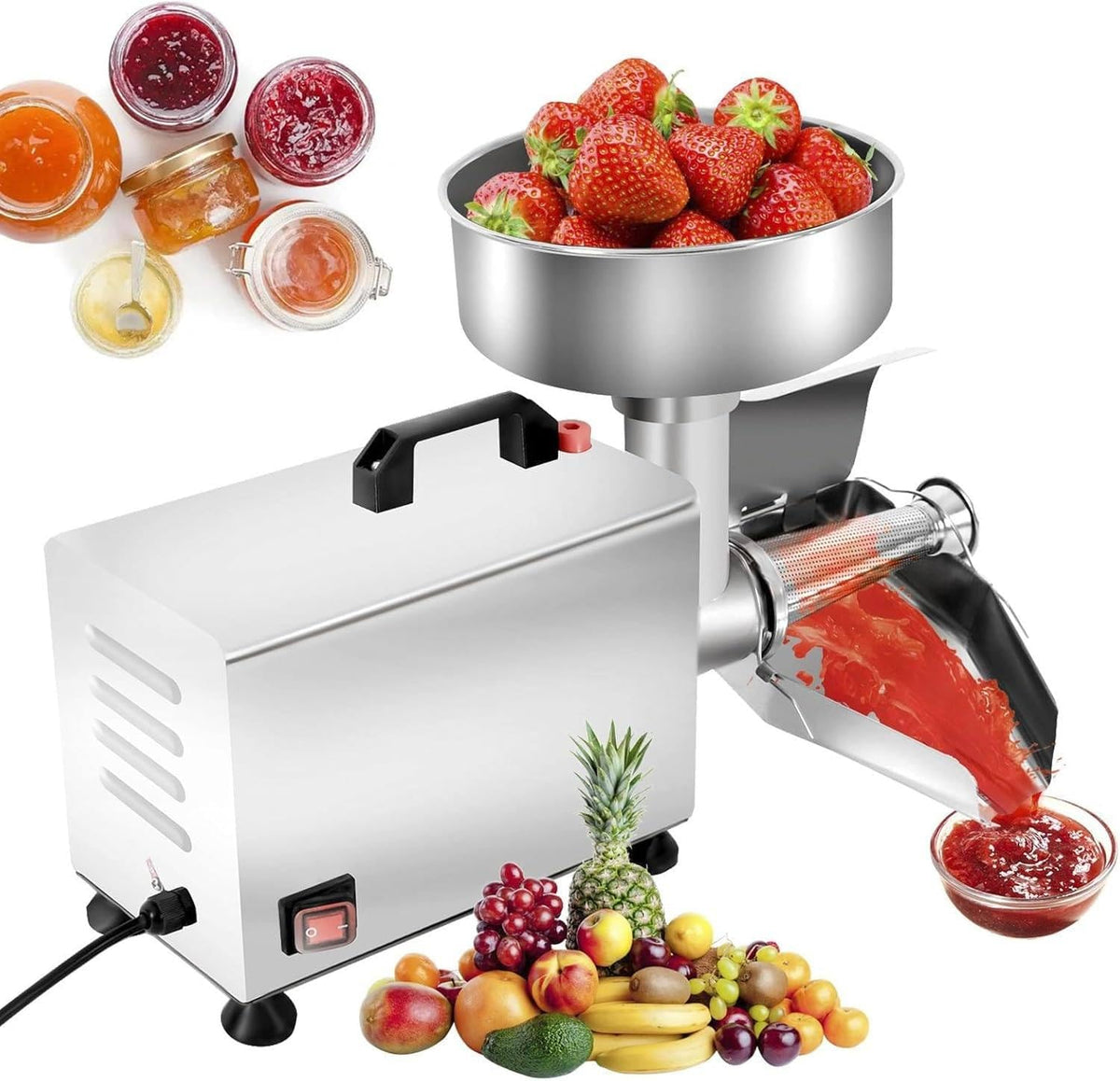 450W Stainless Steel Electric Tomato Strainer D71111