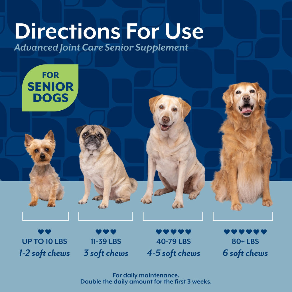 Senior Advanced Joint Health Dog Supplement 120 Ct N337622