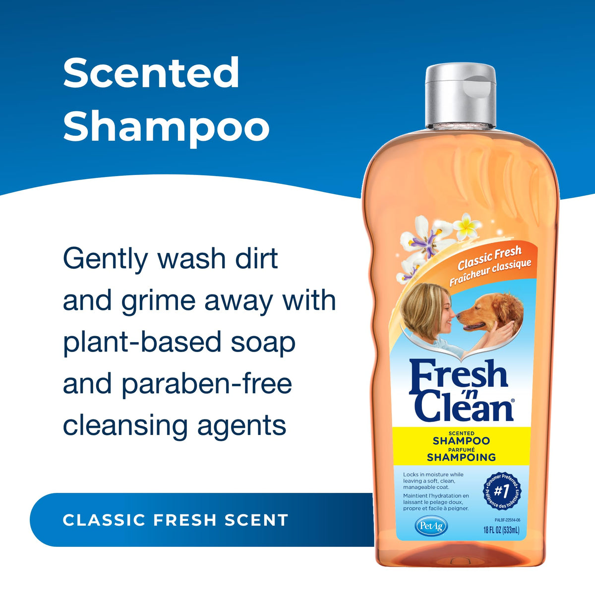 Scented Shampoo 18 oz with Vitamin E & Aloe Vera Q19210