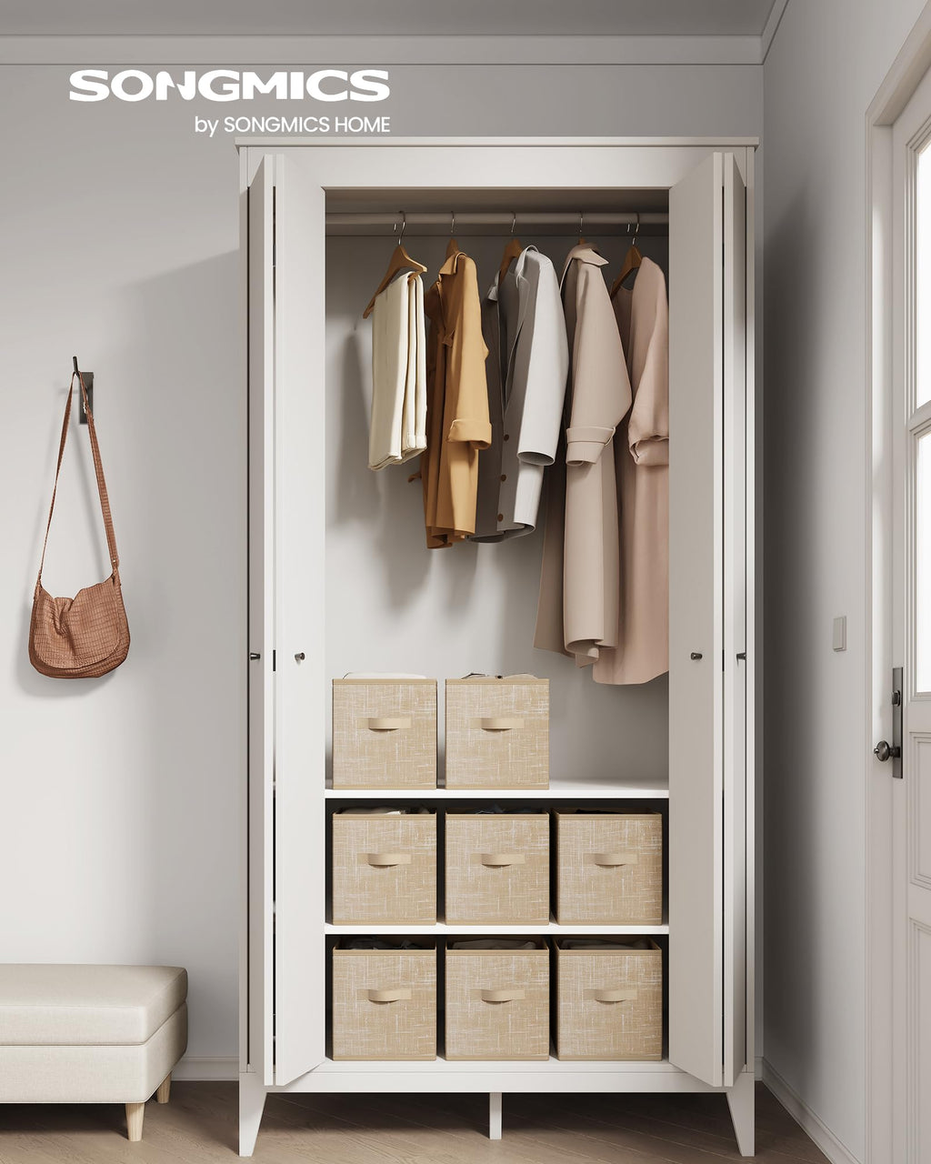 Set of 8 Foldable Storage Cubes P11700