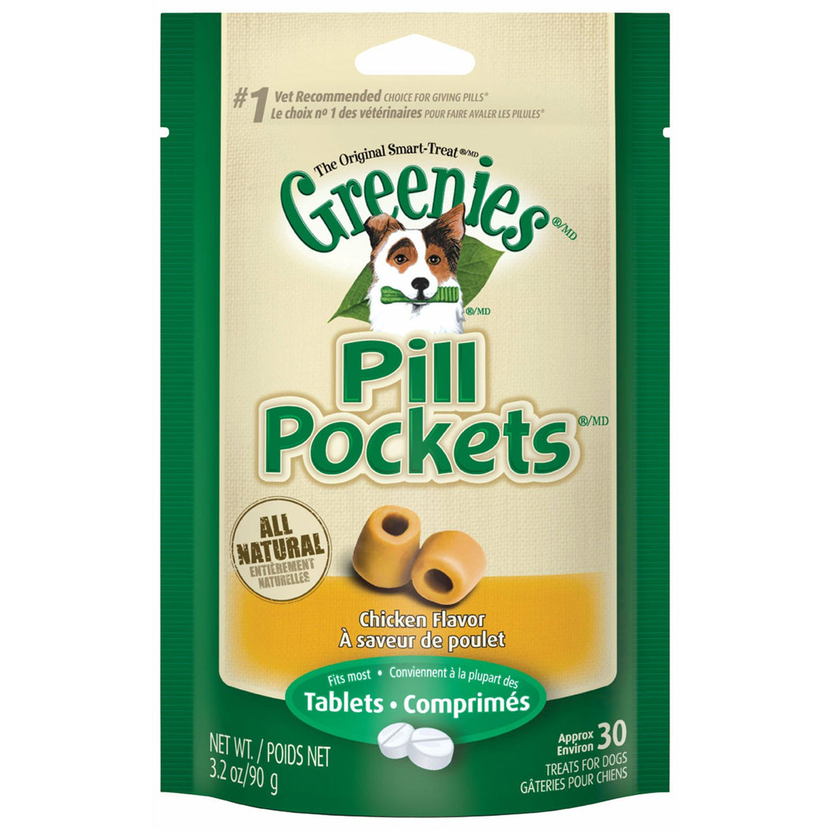 Chicken Flavor Pill Pockets 30 Count 3 Pack O281