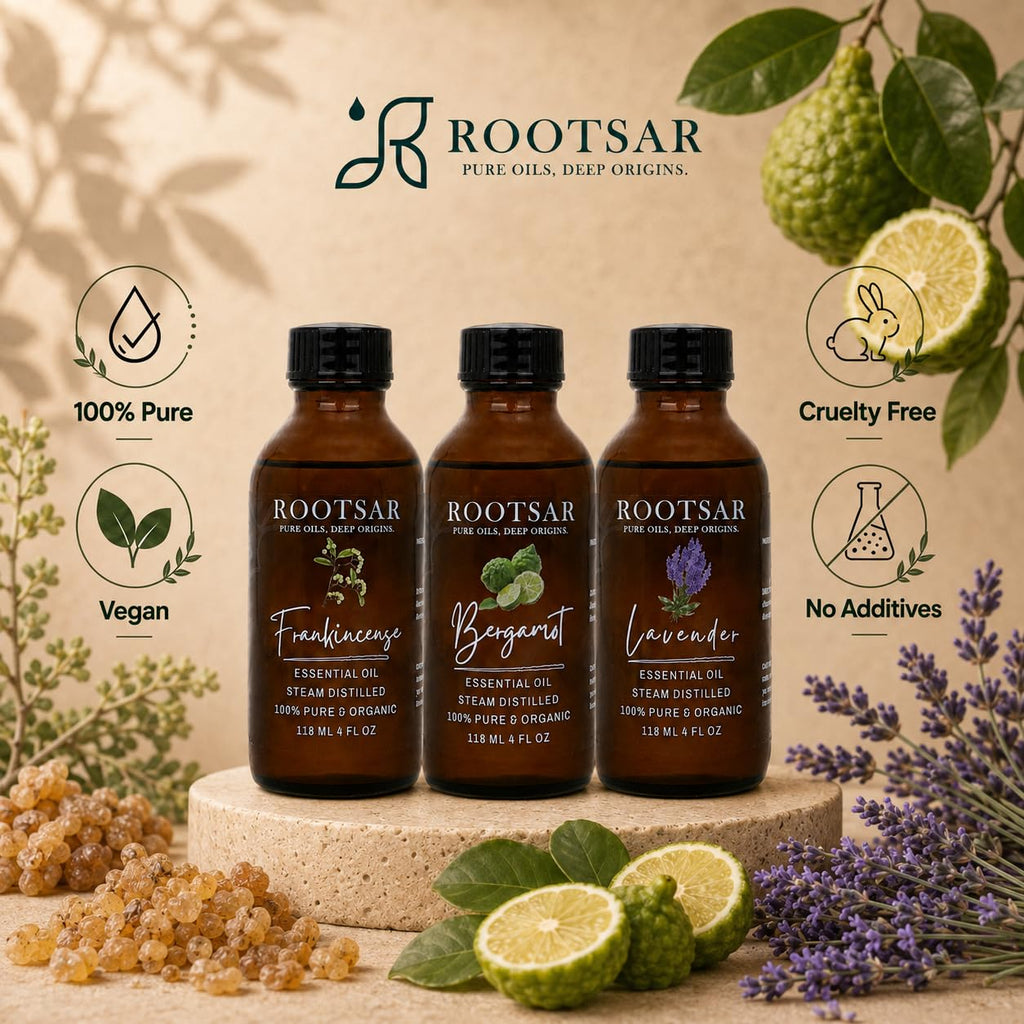 3 Pack Essential Oils 4 Fl Oz G510