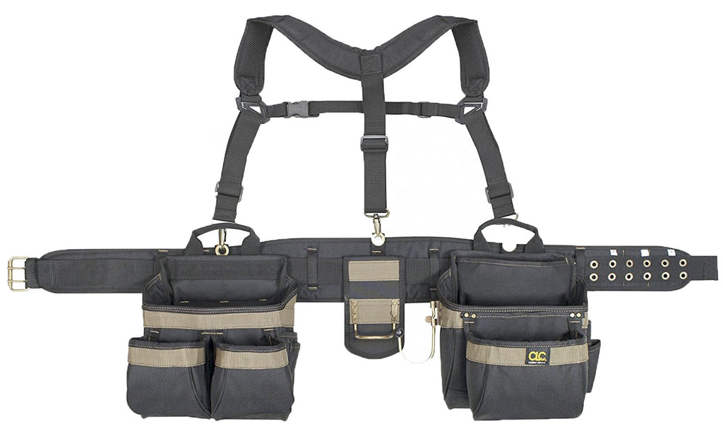 Heavy Duty 5 Piece Tool Belt Apron, 31 Pocket, Black W177250