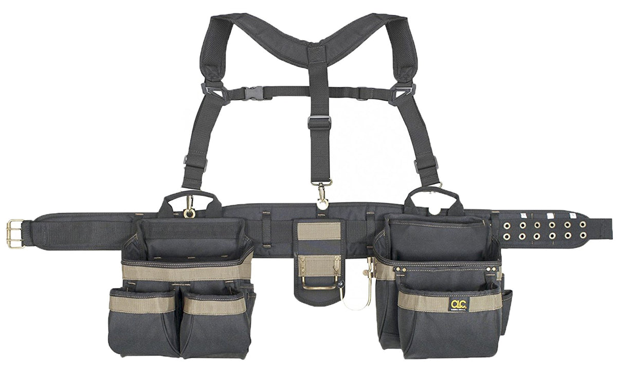 Heavy Duty 5 Piece Tool Belt Apron, 31 Pocket, Black W177250
