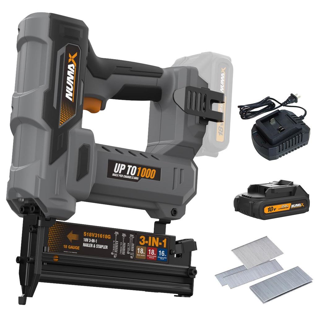 18V Cordless 3-in-1 Nail Gun Kit R440