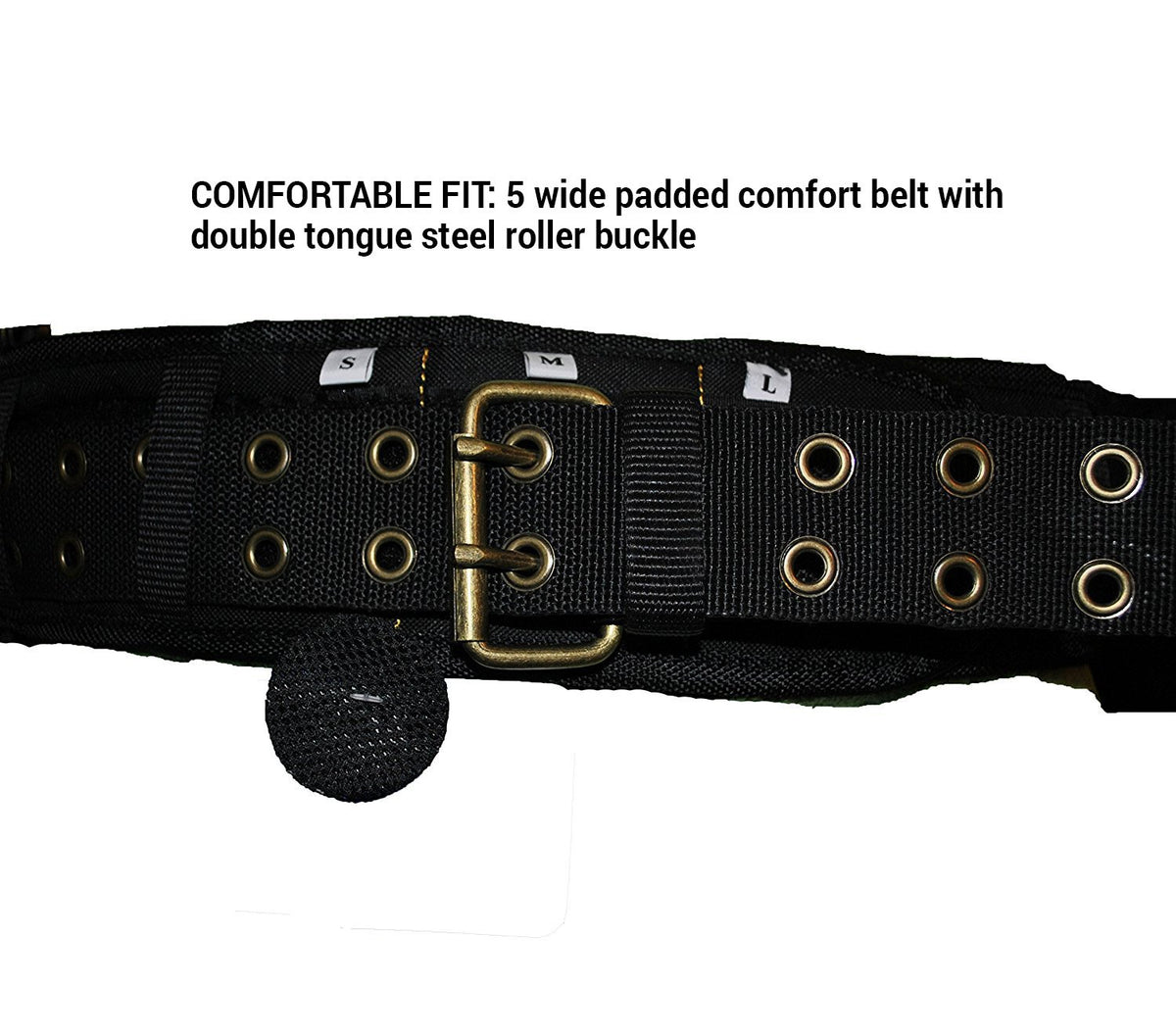 Heavy Duty 5 Piece Tool Belt Apron, 31 Pocket, Black W177250