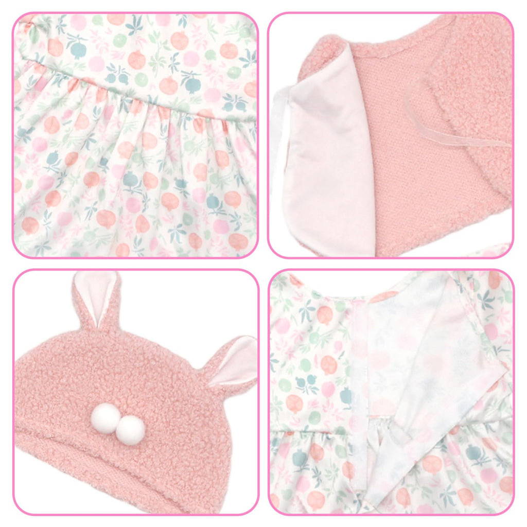 20-22 Inch Reborn Baby Doll Clothes & Accessories Set E217988