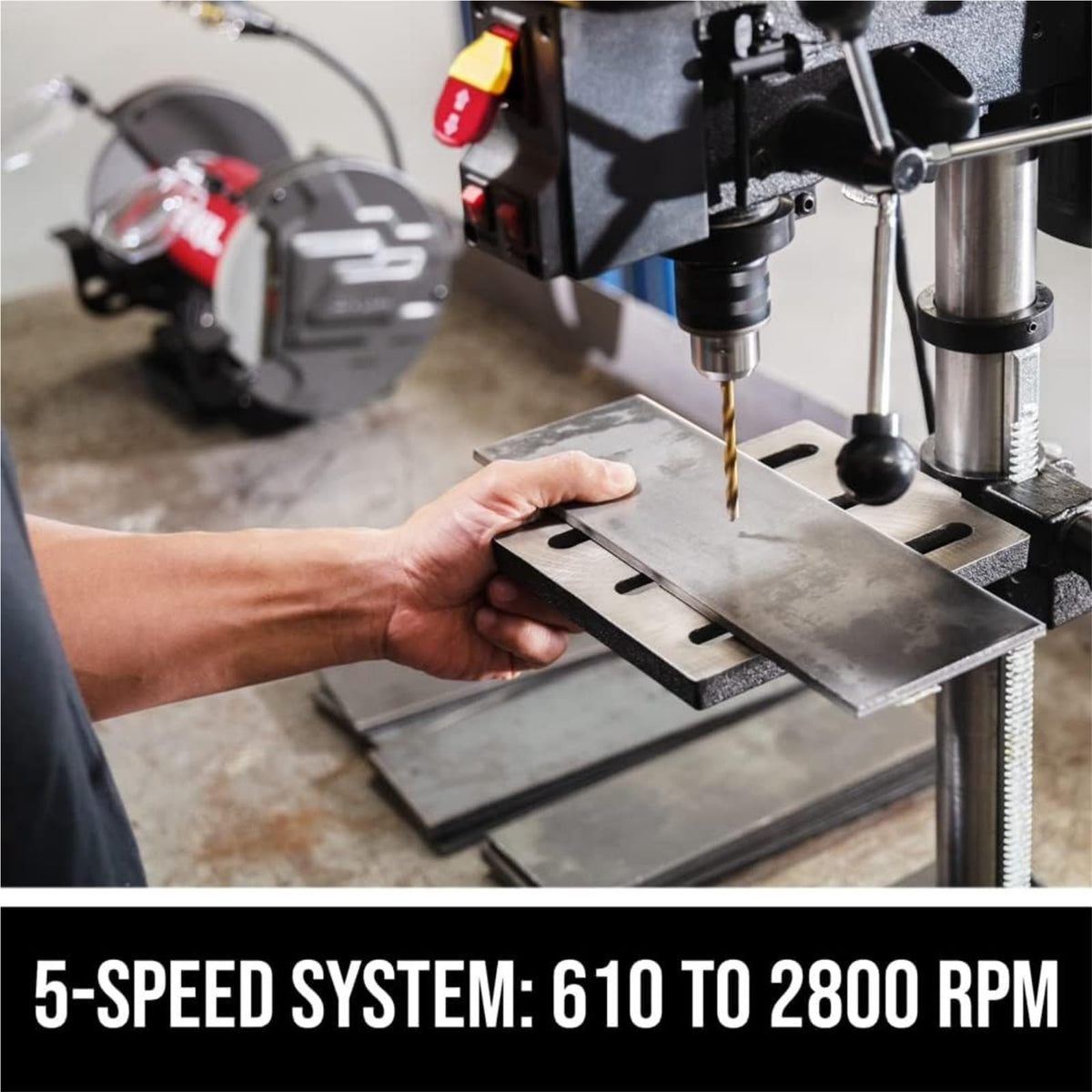 10 In. 5-Speed Benchtop Drill Press G275