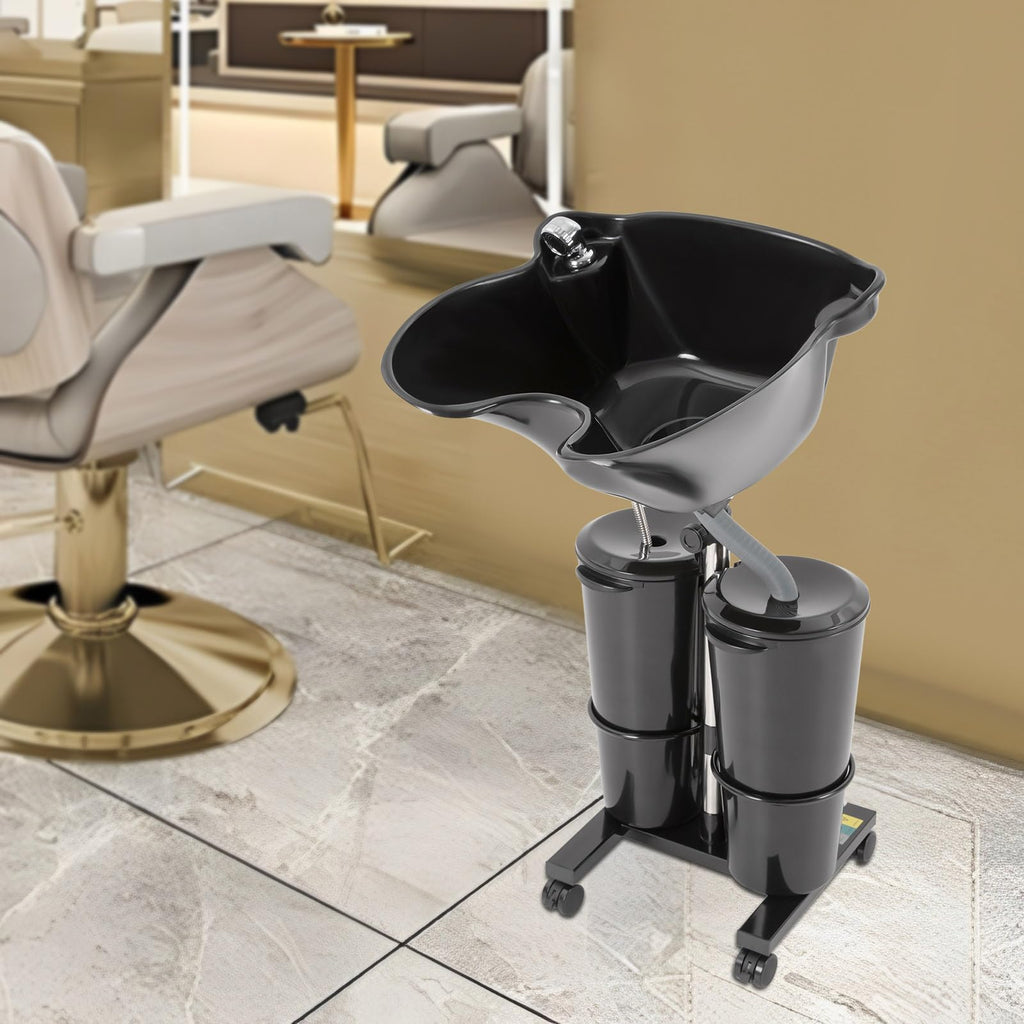 Portable Plastic Shampoo Bowl with Electric Pump G6501