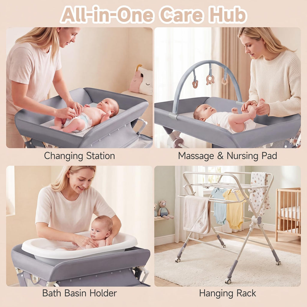 Portable Baby Changing Table with Wheels M62020