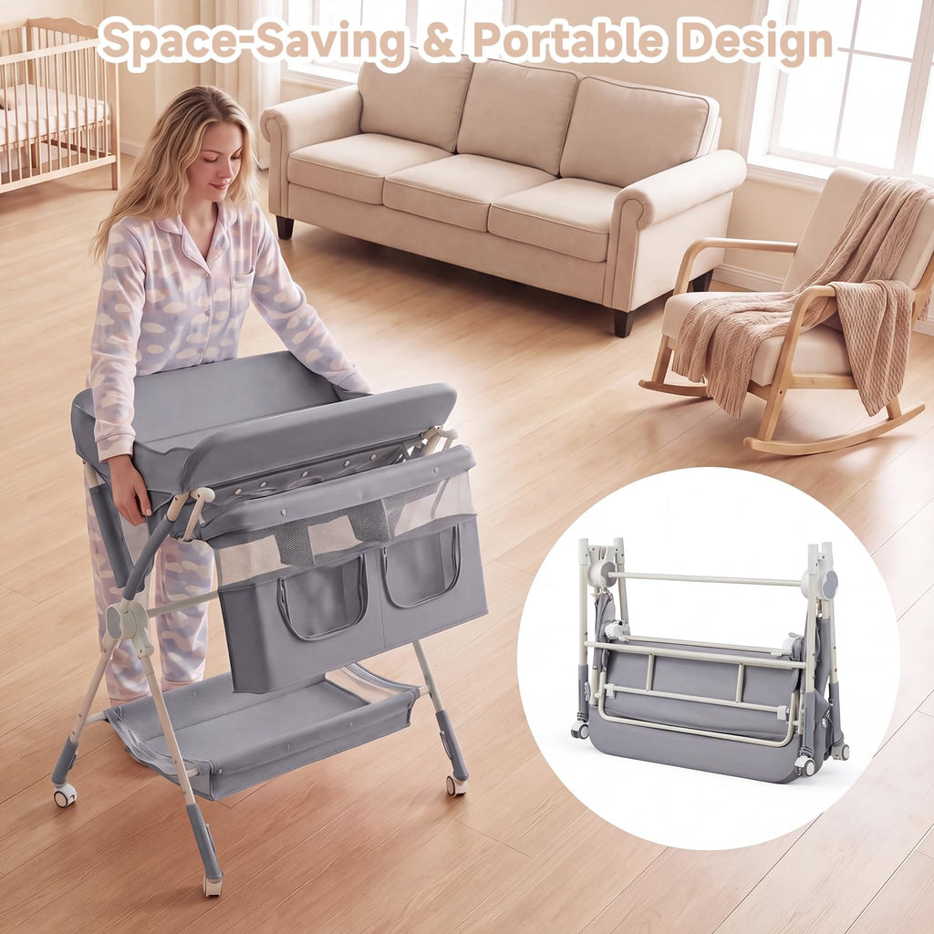 Portable Baby Changing Table with Wheels M62020
