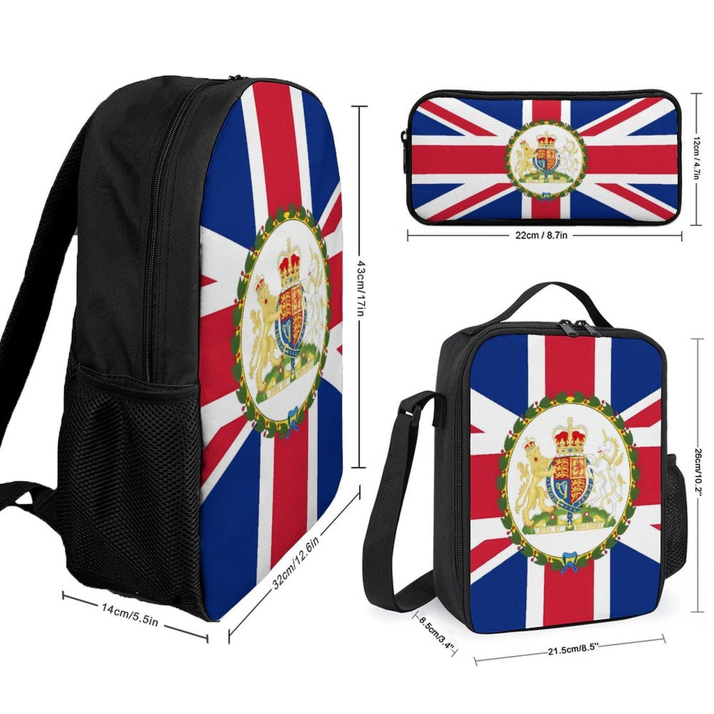 Backpack with Lunch Box Pencil Case Z199