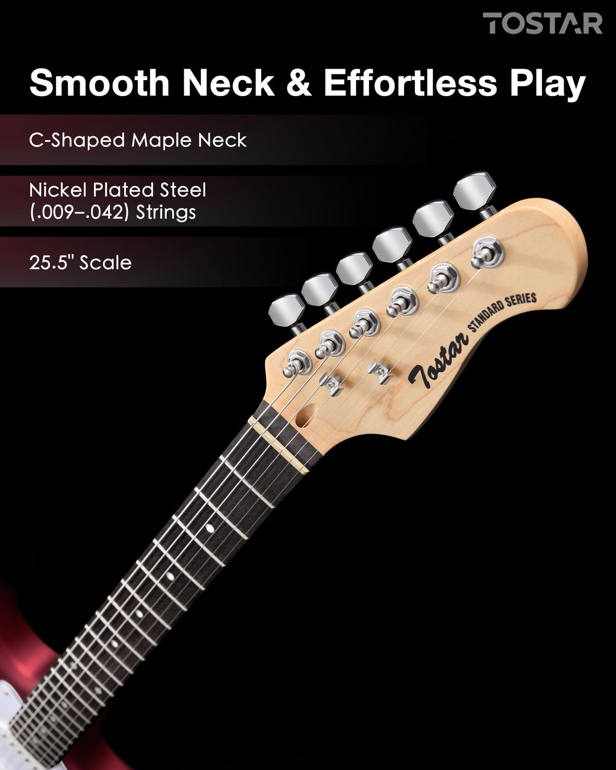 Red Electric Guitar Kit T8390