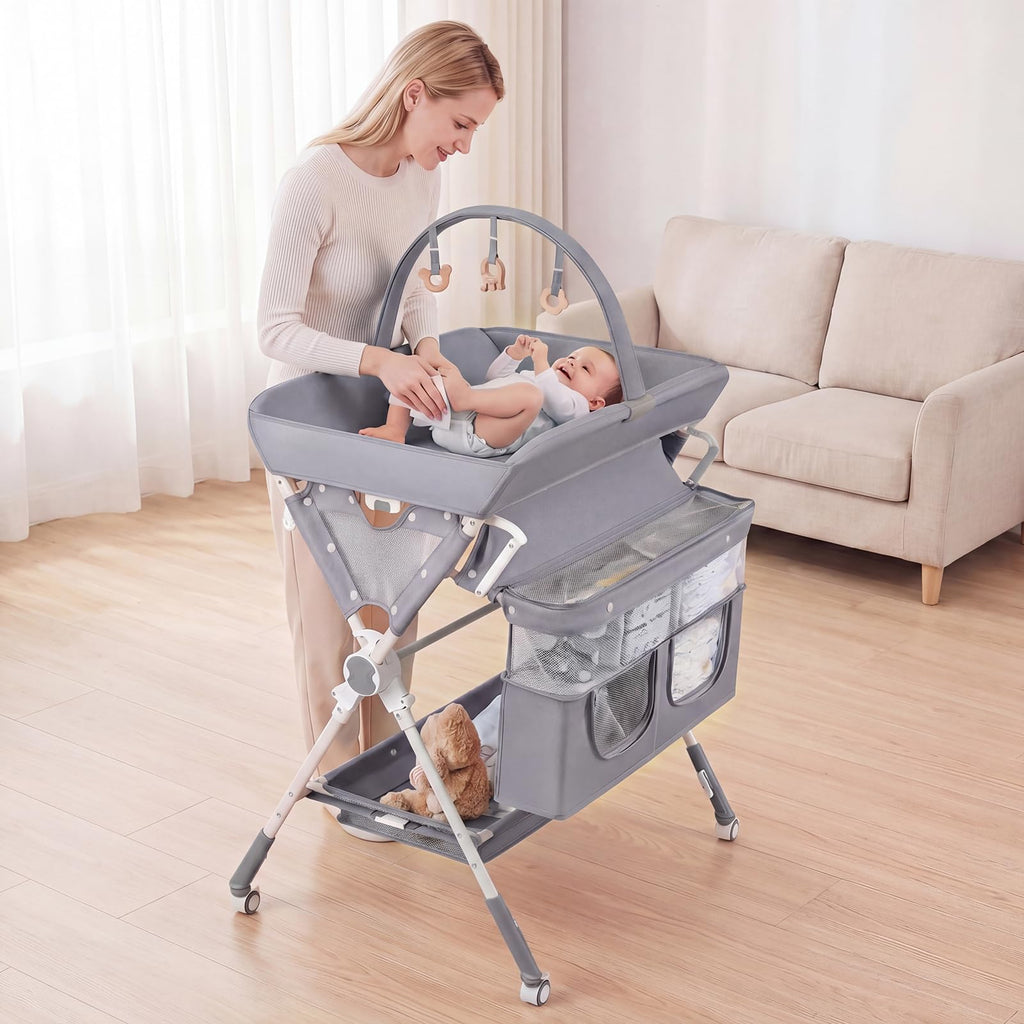 Portable Baby Changing Table with Wheels M62020