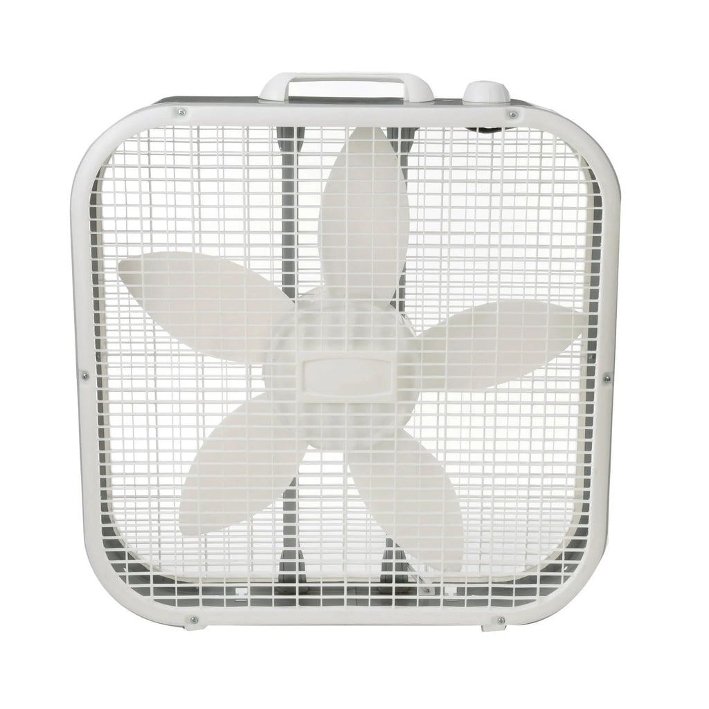 20 Inch 3 Speed White Box Fan D752