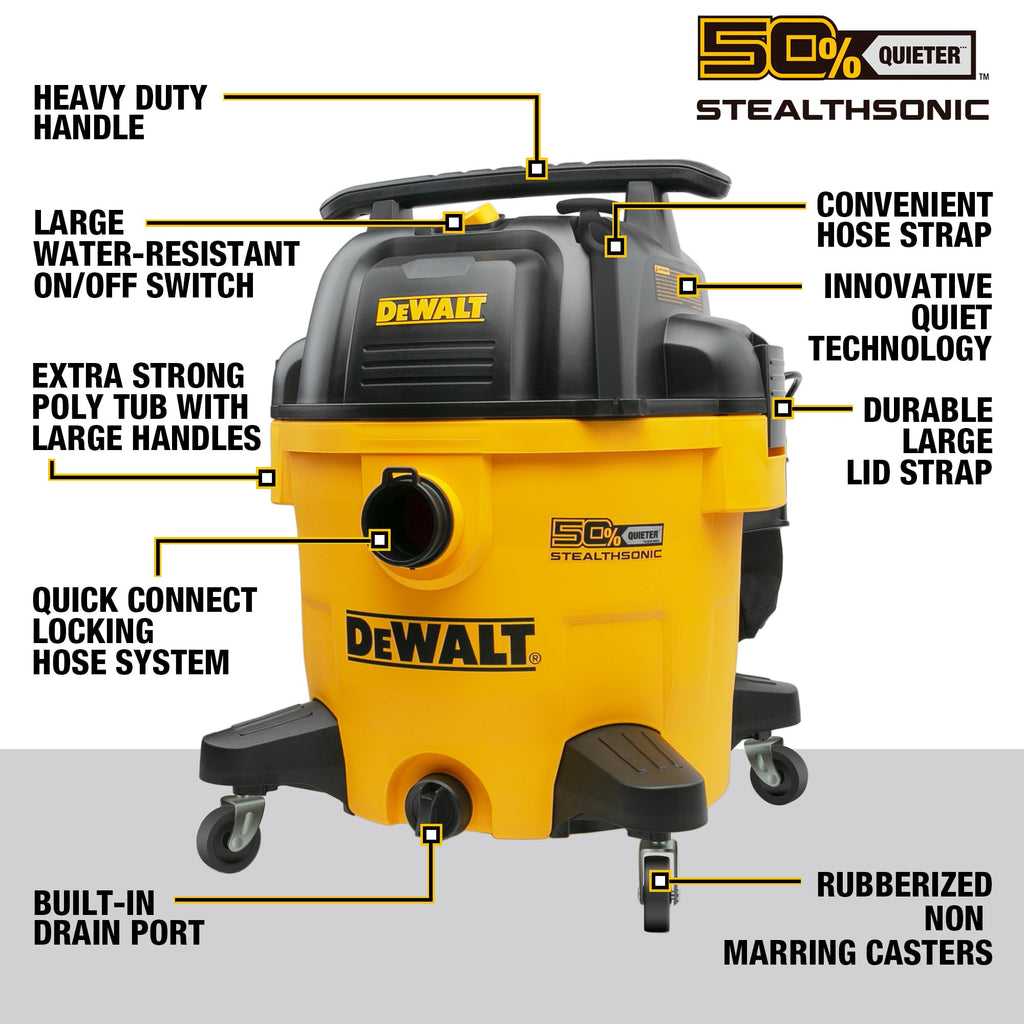 10 Gallon 5.0 Peak HP Wet and Dry Shop Vacuum K98616