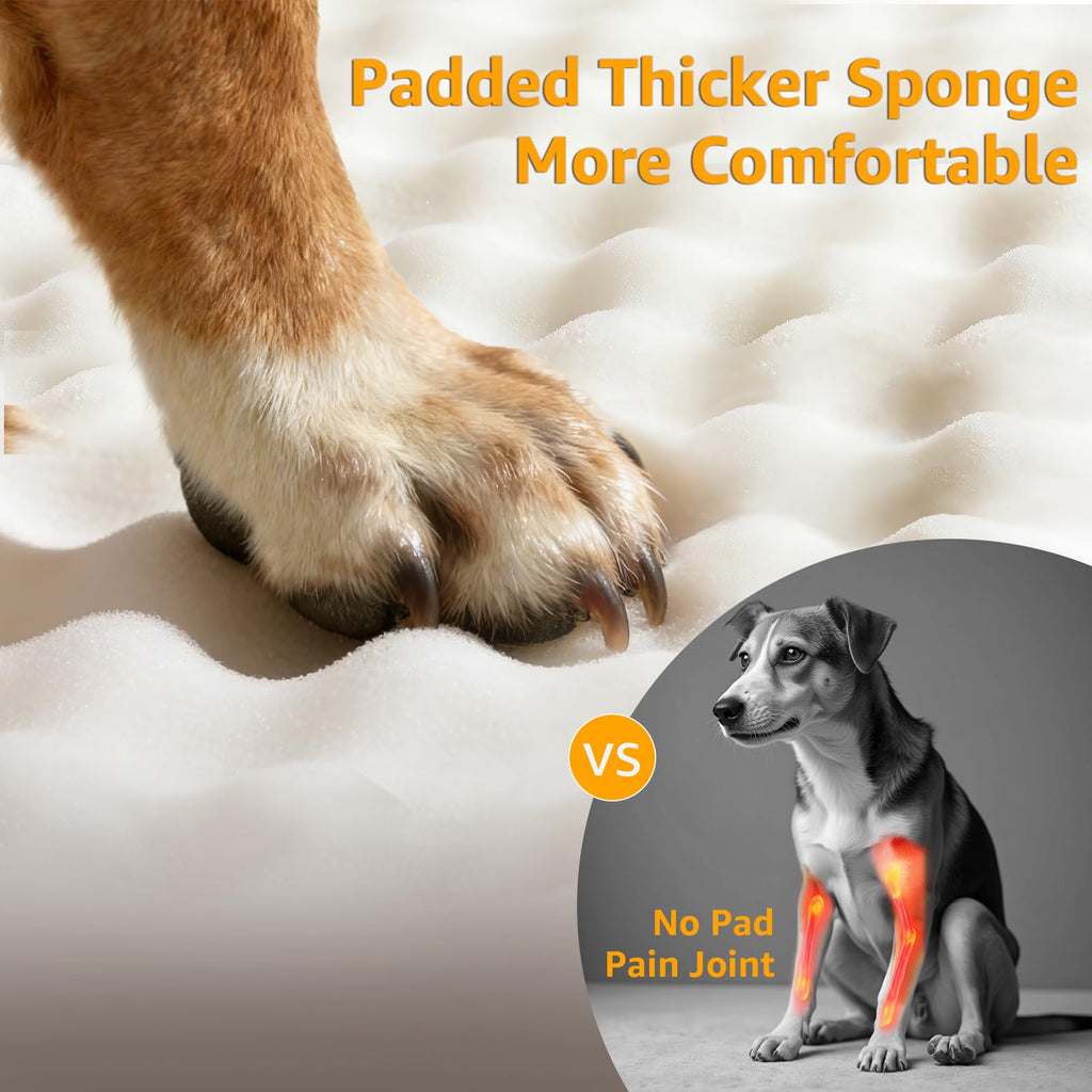 Large Dog Car Seat with Hard Bottom H849939