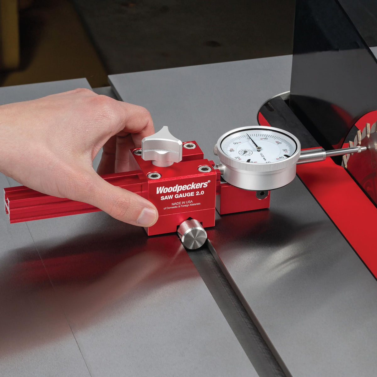 Saw Gauge with Dial Indicator and Extendable Arm G236328