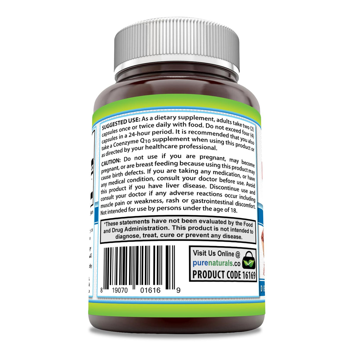 Red Yeast Rice 1200 Mg 240 Capsules Supplement R3321