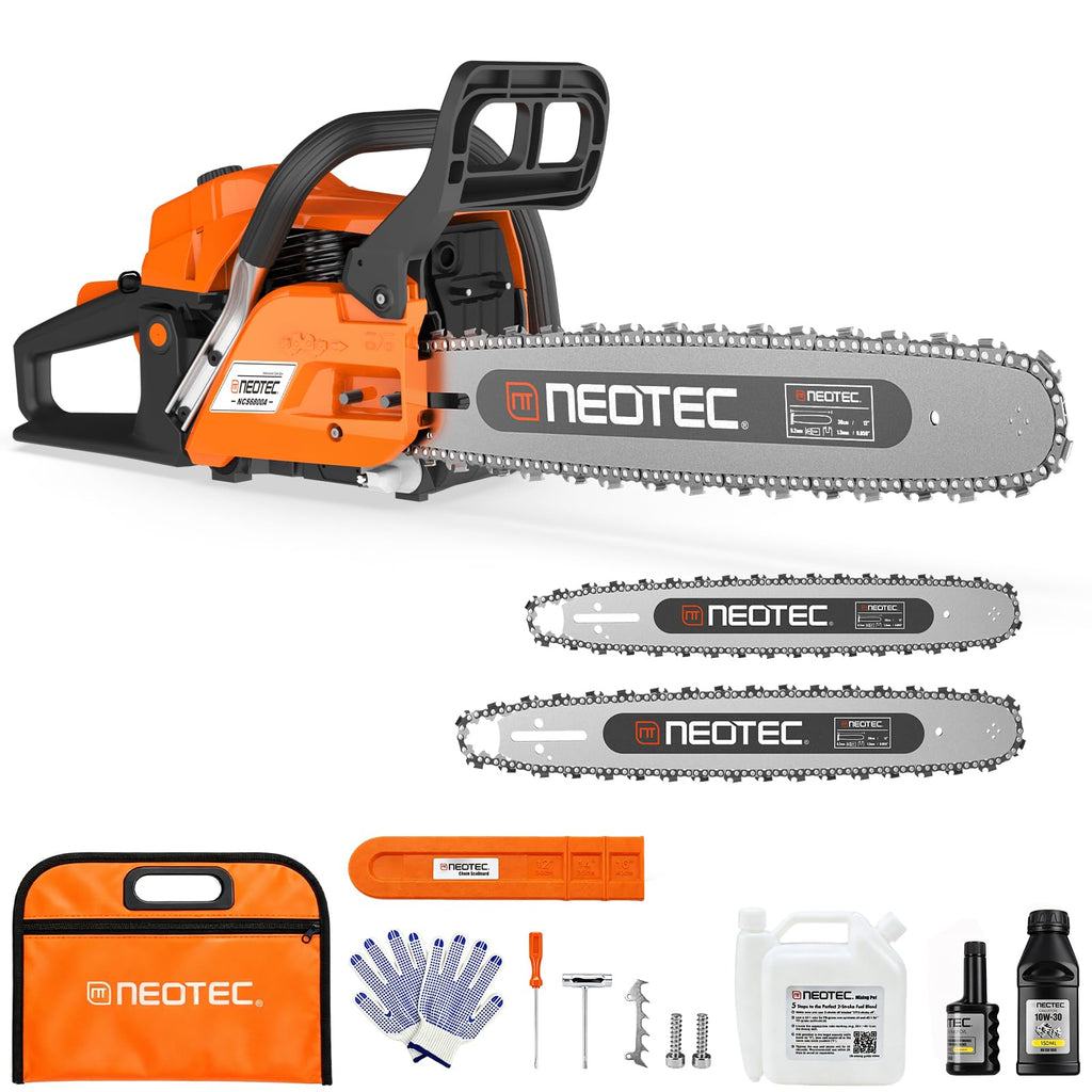 68CC Gas Powered Chainsaw 22 24 Inch Bars 2-Cycle C715050
