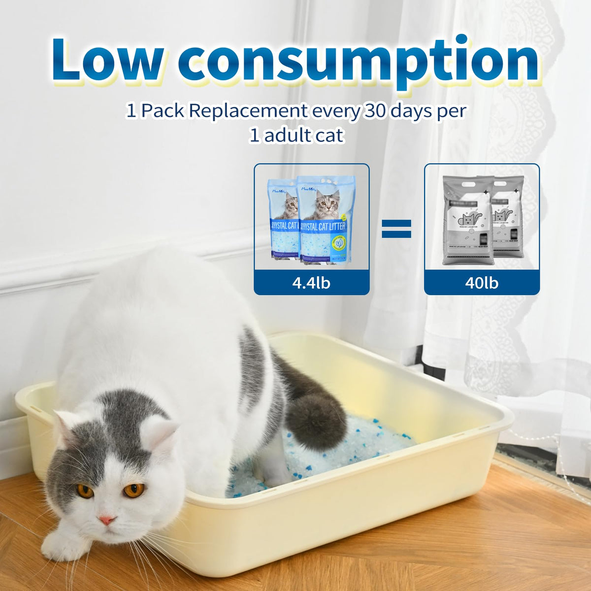 Cat Litter Crystals 25.8 lbs J562