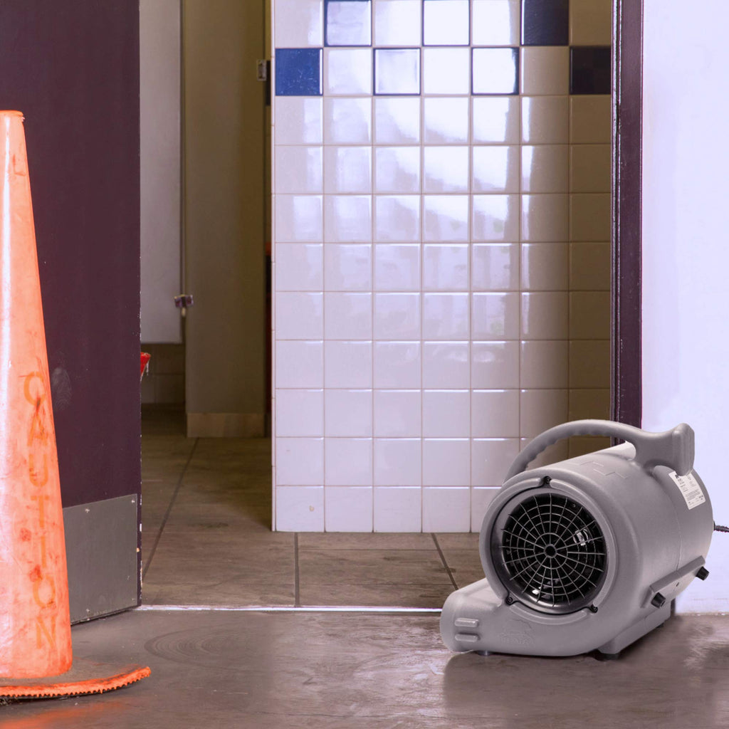 1/2 HP 2950 CFM Stackable Air Mover Floor Blower Fan, Grey J4151