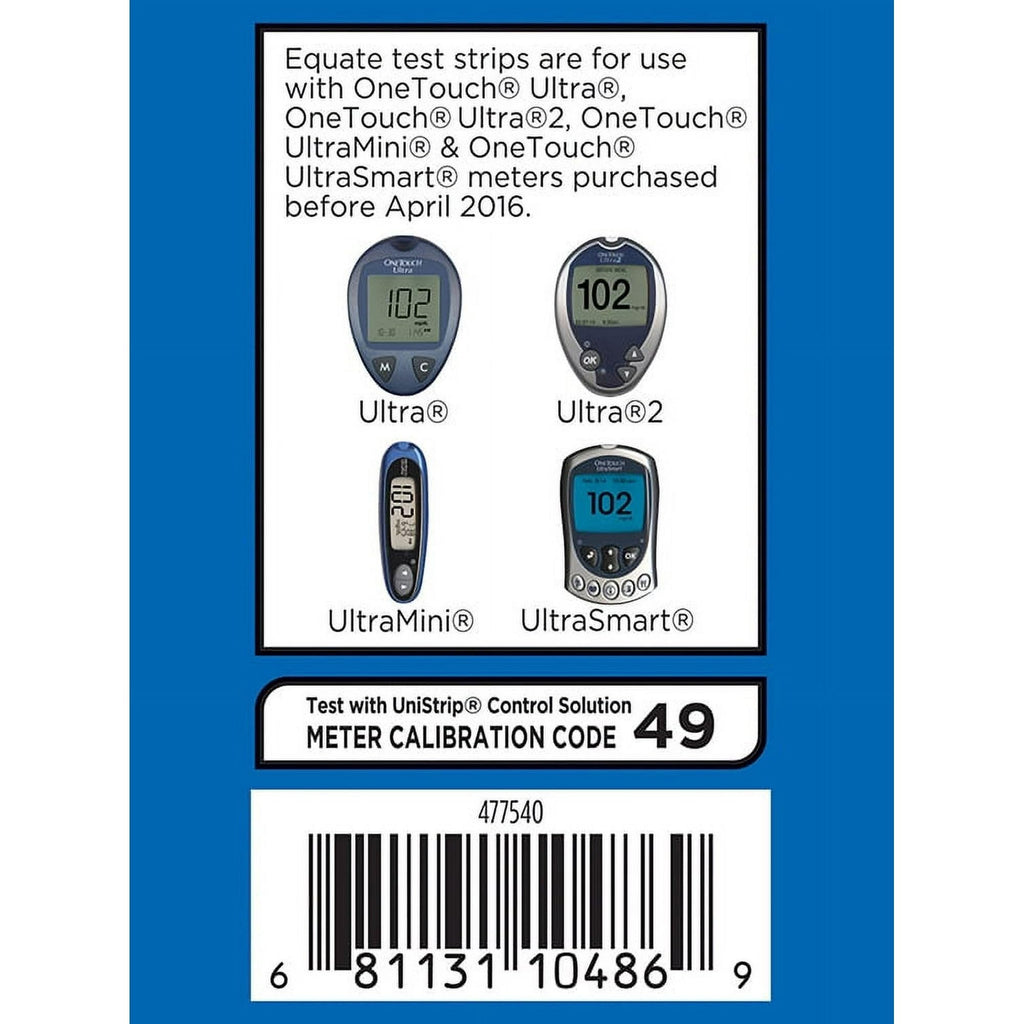 Blood Sugar Test Strips 50ct A668