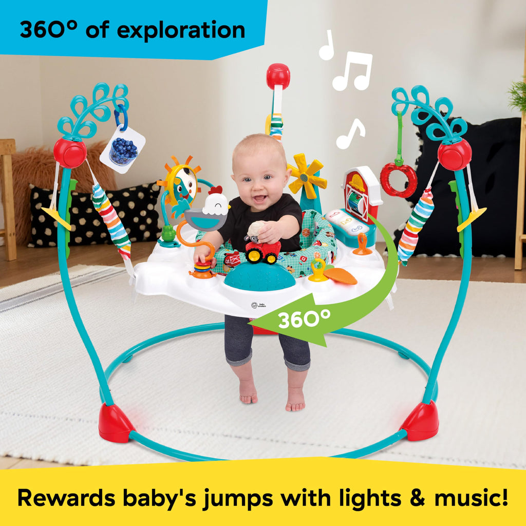 2-in-1 Baby Jumper Activity Center with Lights & Sounds G7905