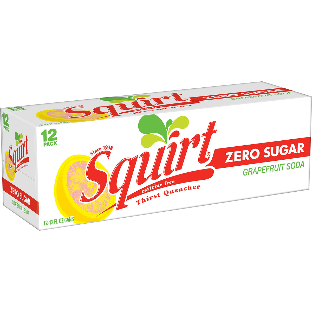 Zero Sugar Grapefruit Soda, 12 fl oz cans, 12 pack F28707