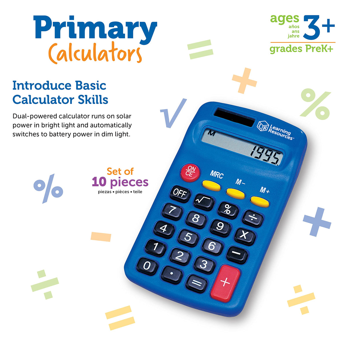 Primary Calculators Set of 10 R670117