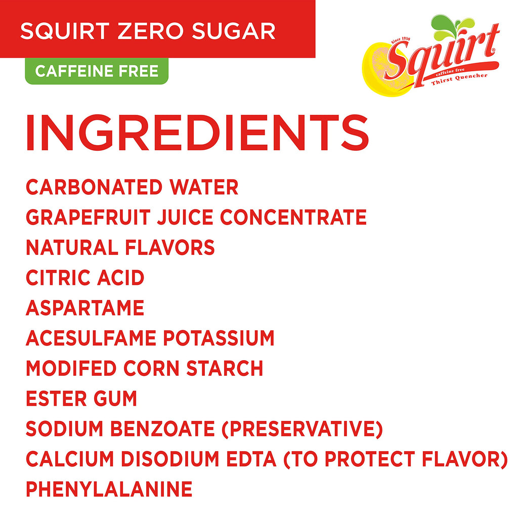 Zero Sugar Grapefruit Soda, 12 fl oz cans, 12 pack F28707