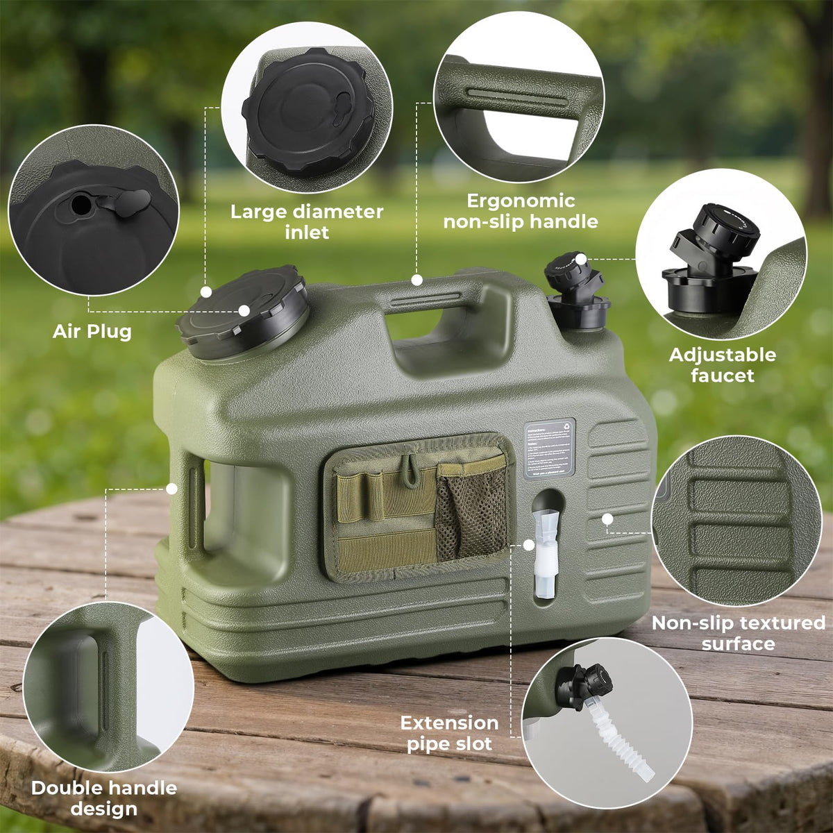 5 Gallon BPA Free Water Container with Spigot S8620