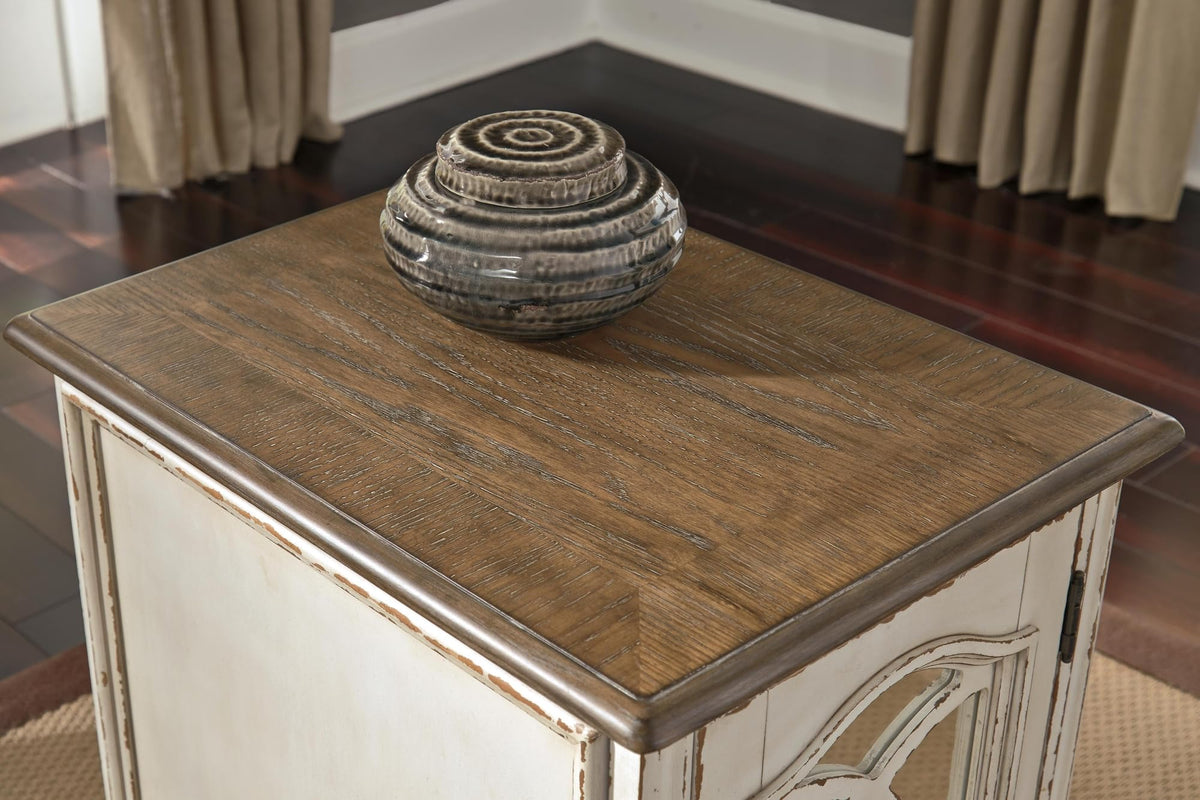 Chairside End Table with Storage B6548