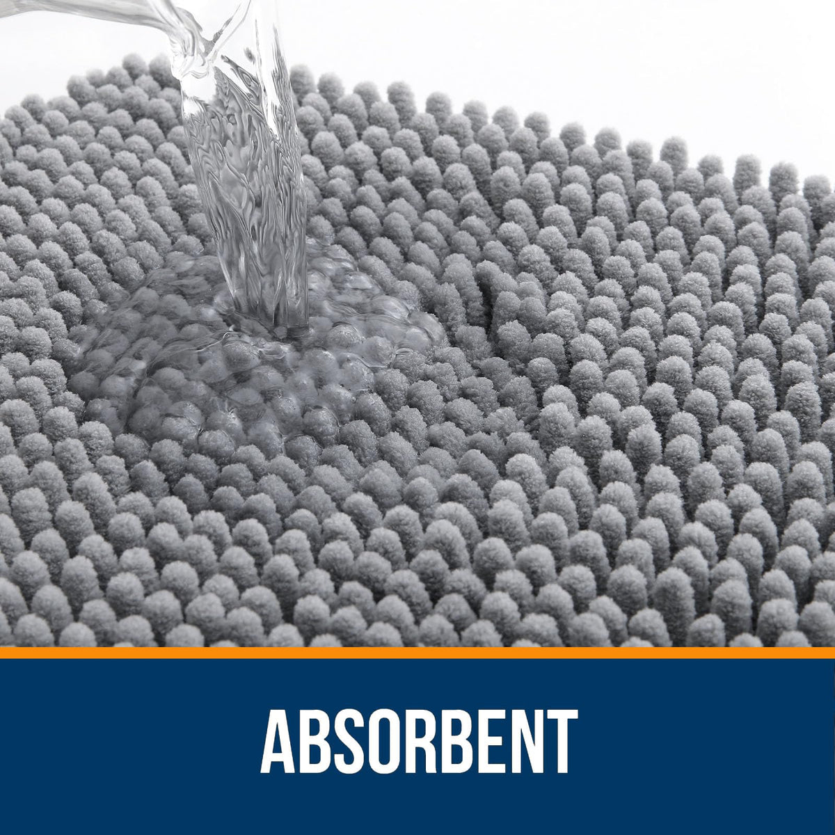 Extra Soft Absorbent Chenille Bath Rugs 30x20 H738