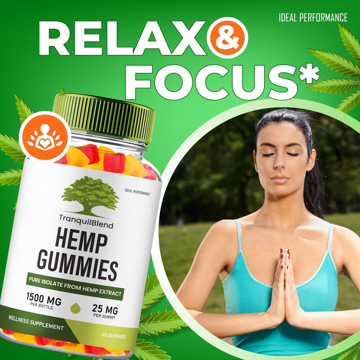 Hemp Gummies with Hemp Seeds Organic Extract 2 Pack U97028