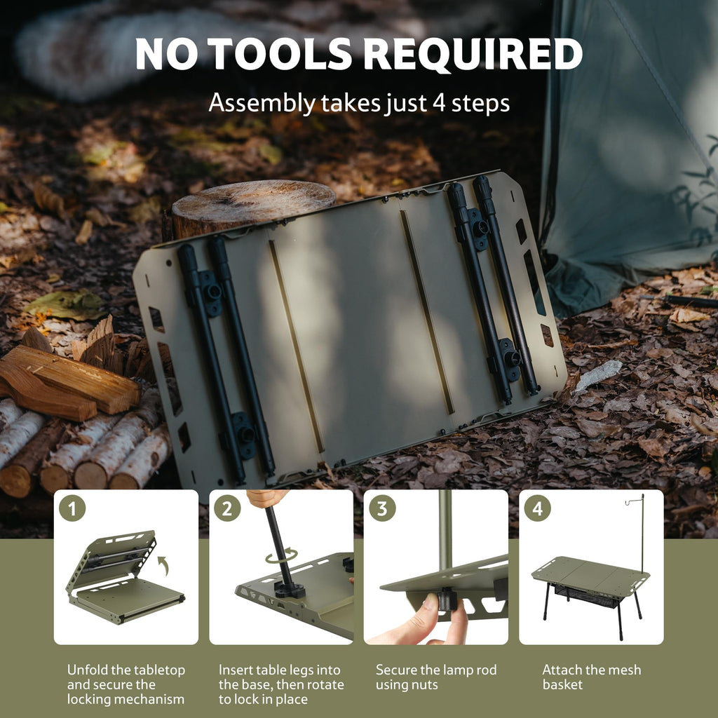 Adjustable Height Camping Table H39835