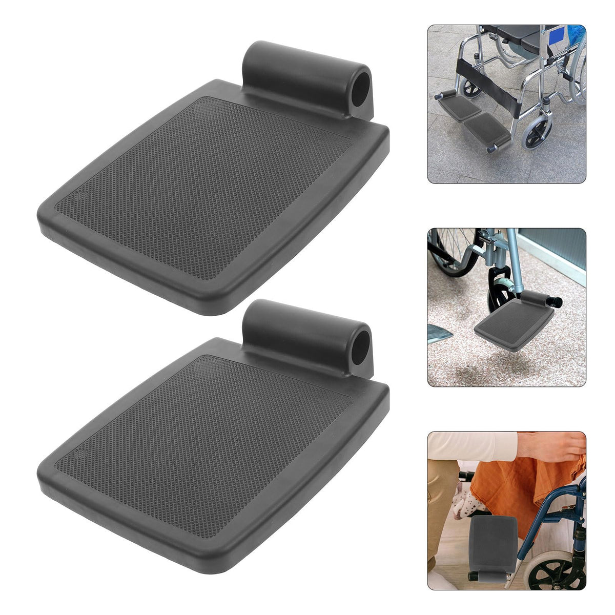 Wheelchair Footrest Replacement Pedal 2Pcs U4695