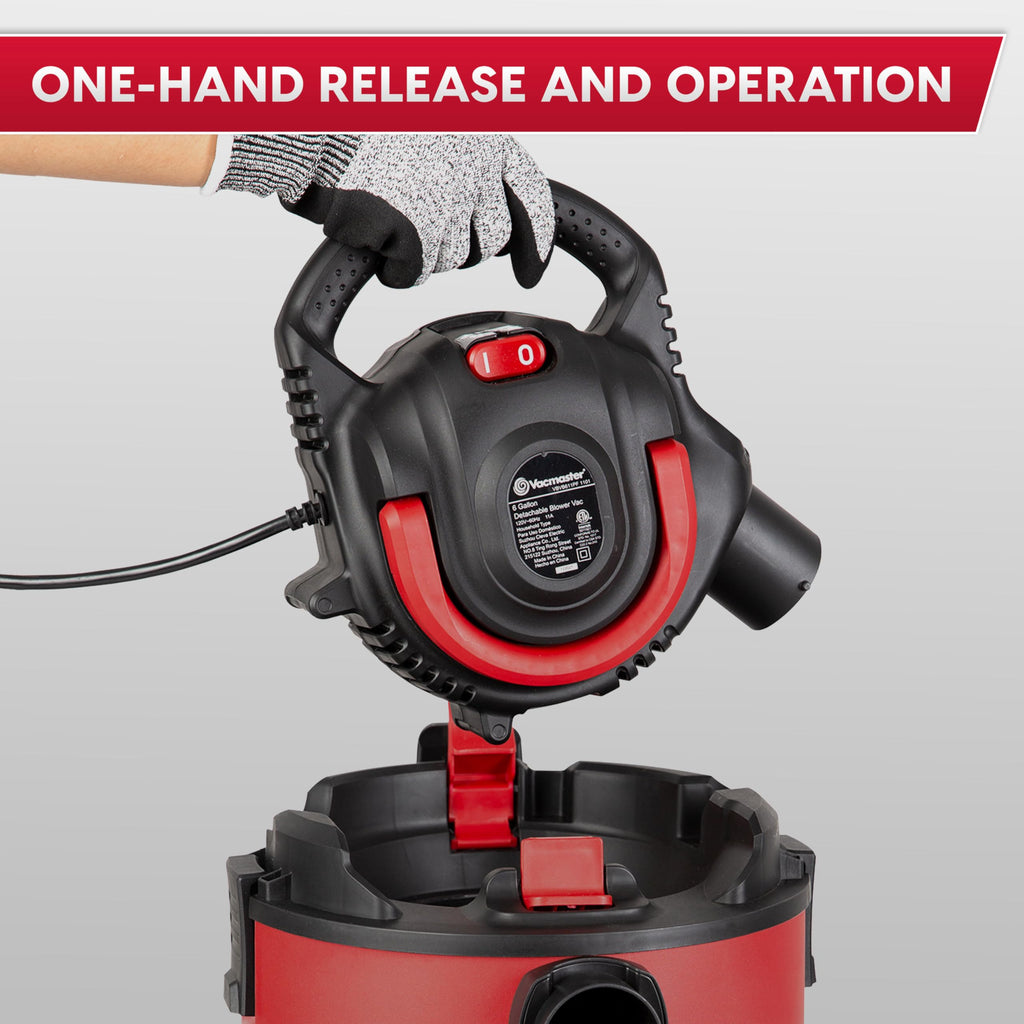 6 Gal Wet/Dry Vac with Detachable Blower J604009