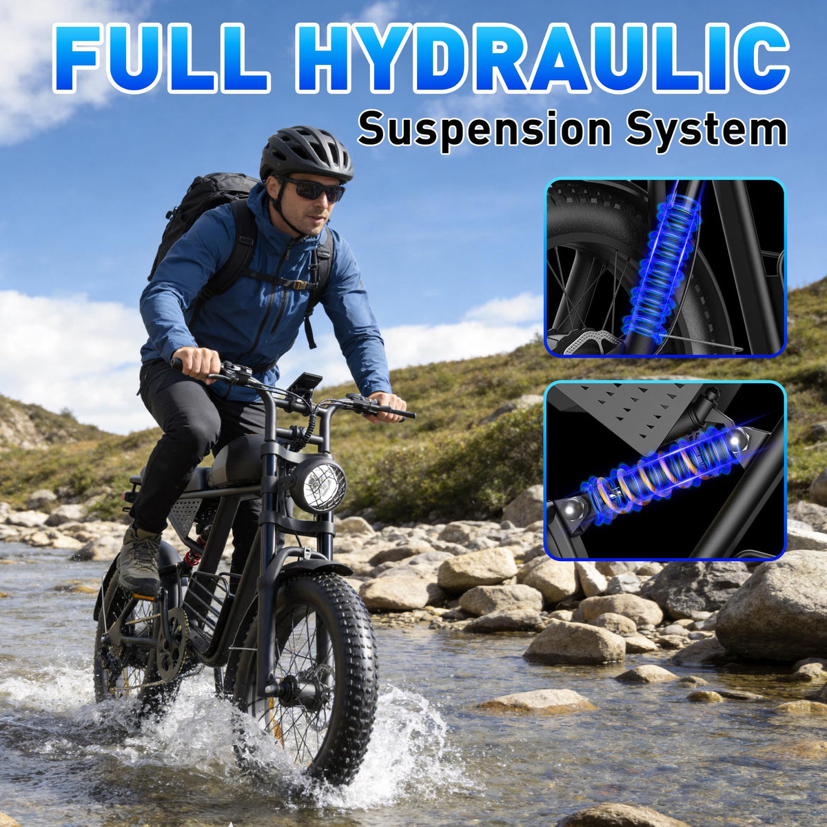 Electric Bike 1500/2000/3000 Peak 30-37MPH T778132