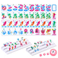 160 Tiles Thin Plastic Mahjong Set with Bag and 4 Racks V365