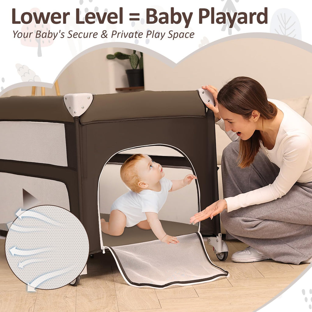 5-in-1 Baby Bassinet Bedside Sleeper Q510