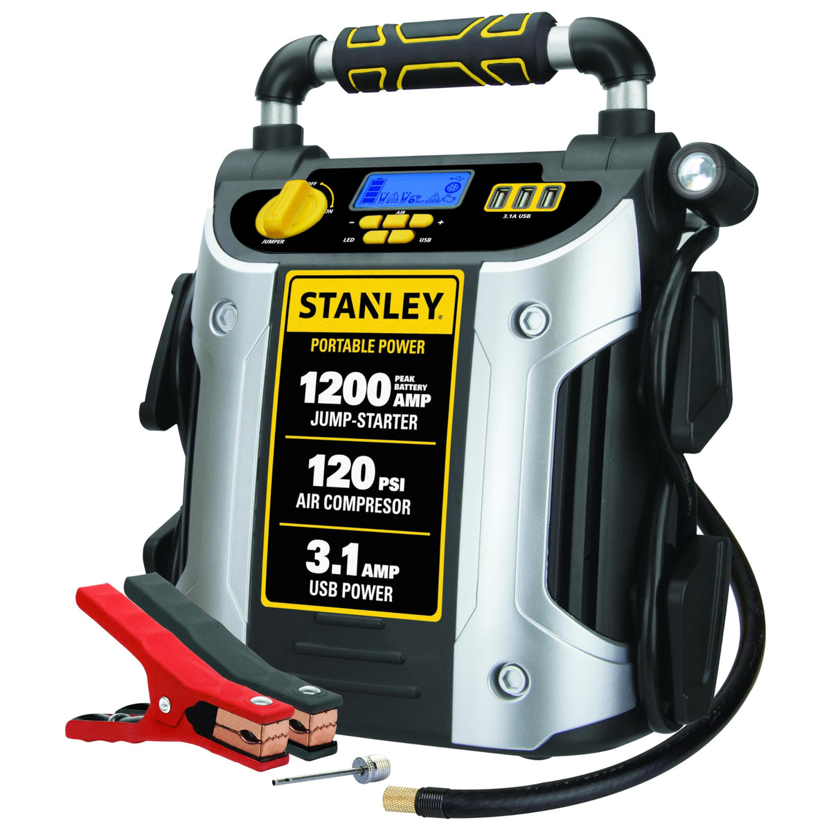 1200 Peak Amp Jump Starter with 120 PSI Inflator C5809