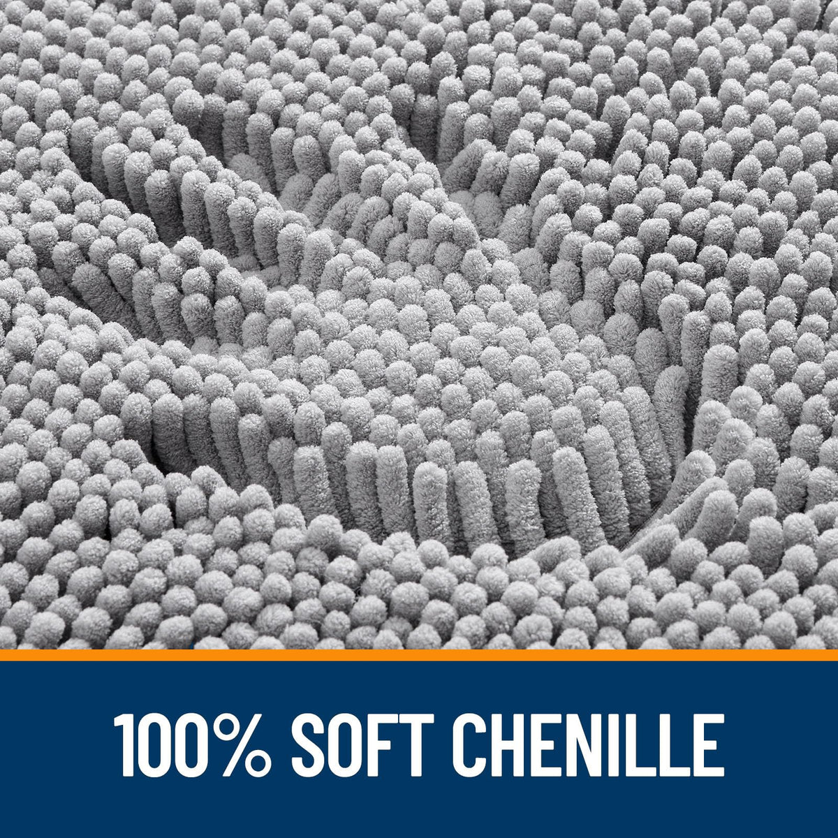 Extra Soft Absorbent Chenille Bath Rugs 30x20 H738